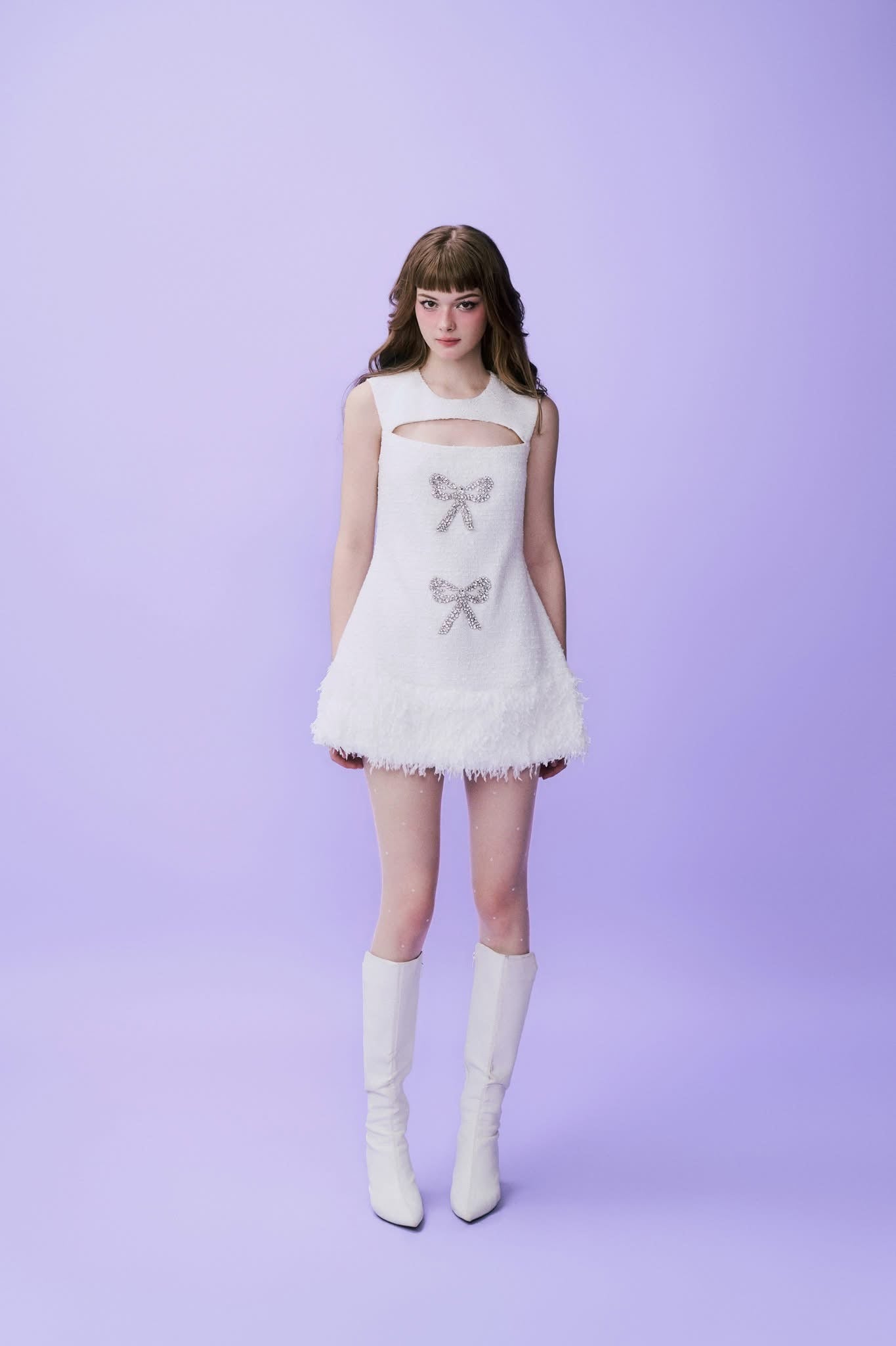 Deliciae LIZZY DRESS (WHITE)