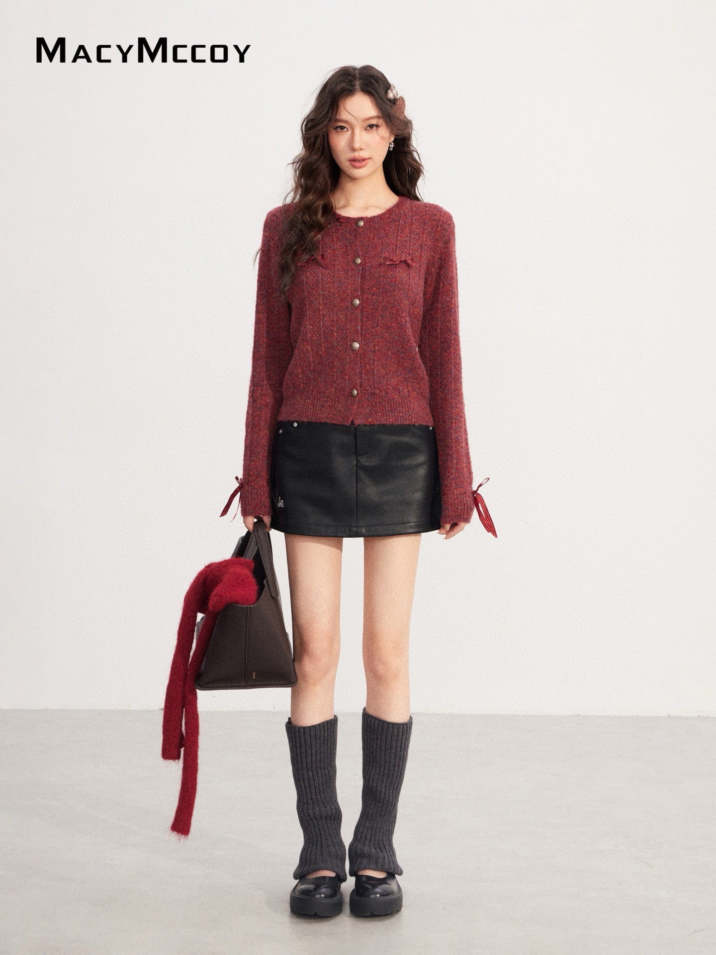 MacyMccoy MMC2025222 Handmade bow sweater