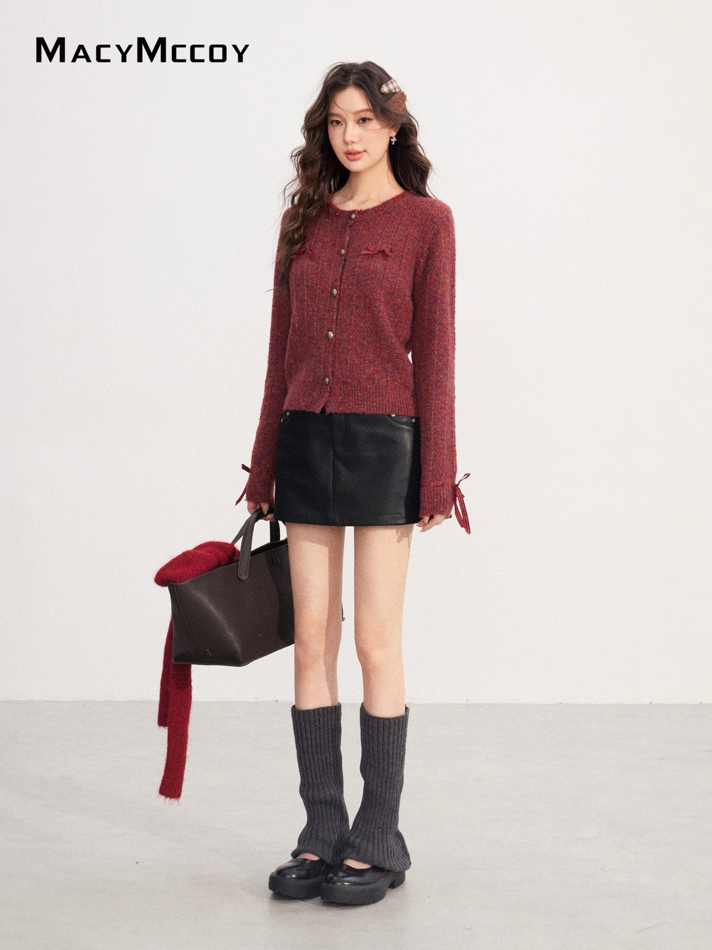 MacyMccoy MMC2025222 Handmade bow sweater