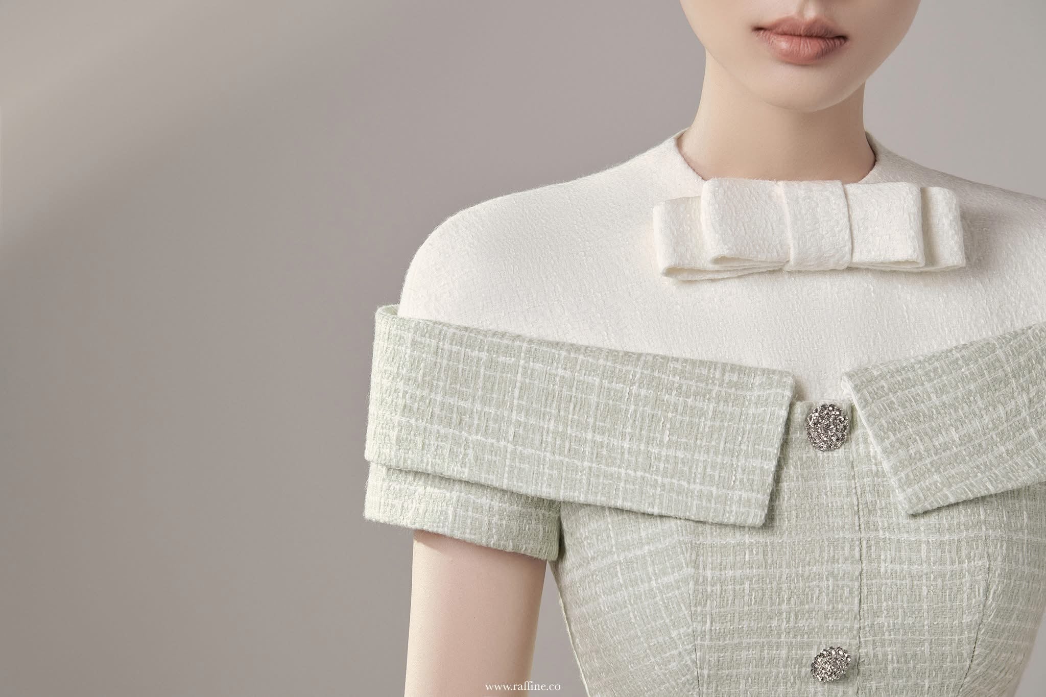 Raffiné ALAIA CAPELET MINI SHIRTDRESS