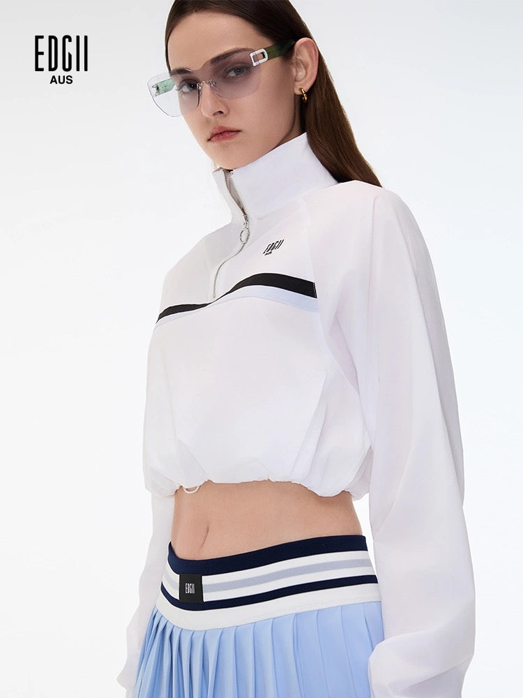 EDGII ED25SS3003 Zipper woven jacket (2color)