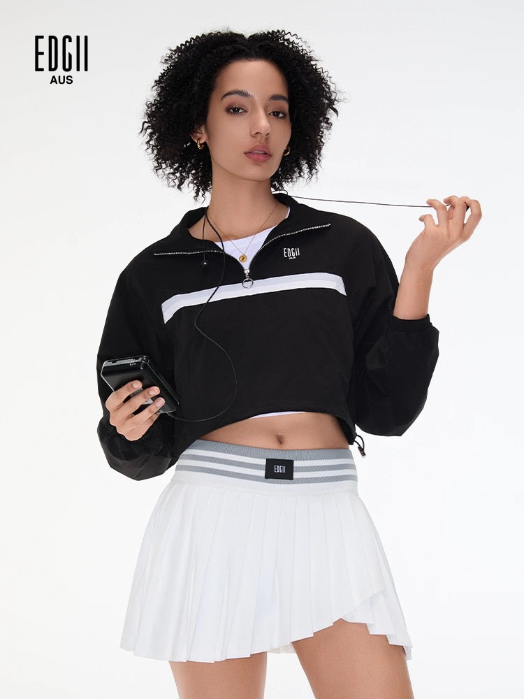 EDGII ED25SS3003 Zipper woven jacket (2color)