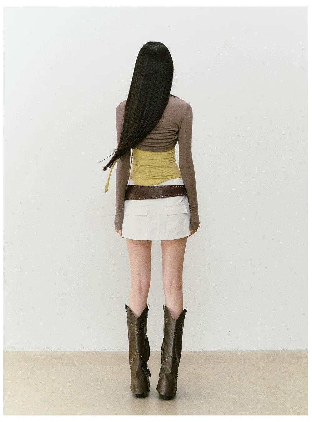 VIA PITTI VIABTP443 Flower slim fitting top