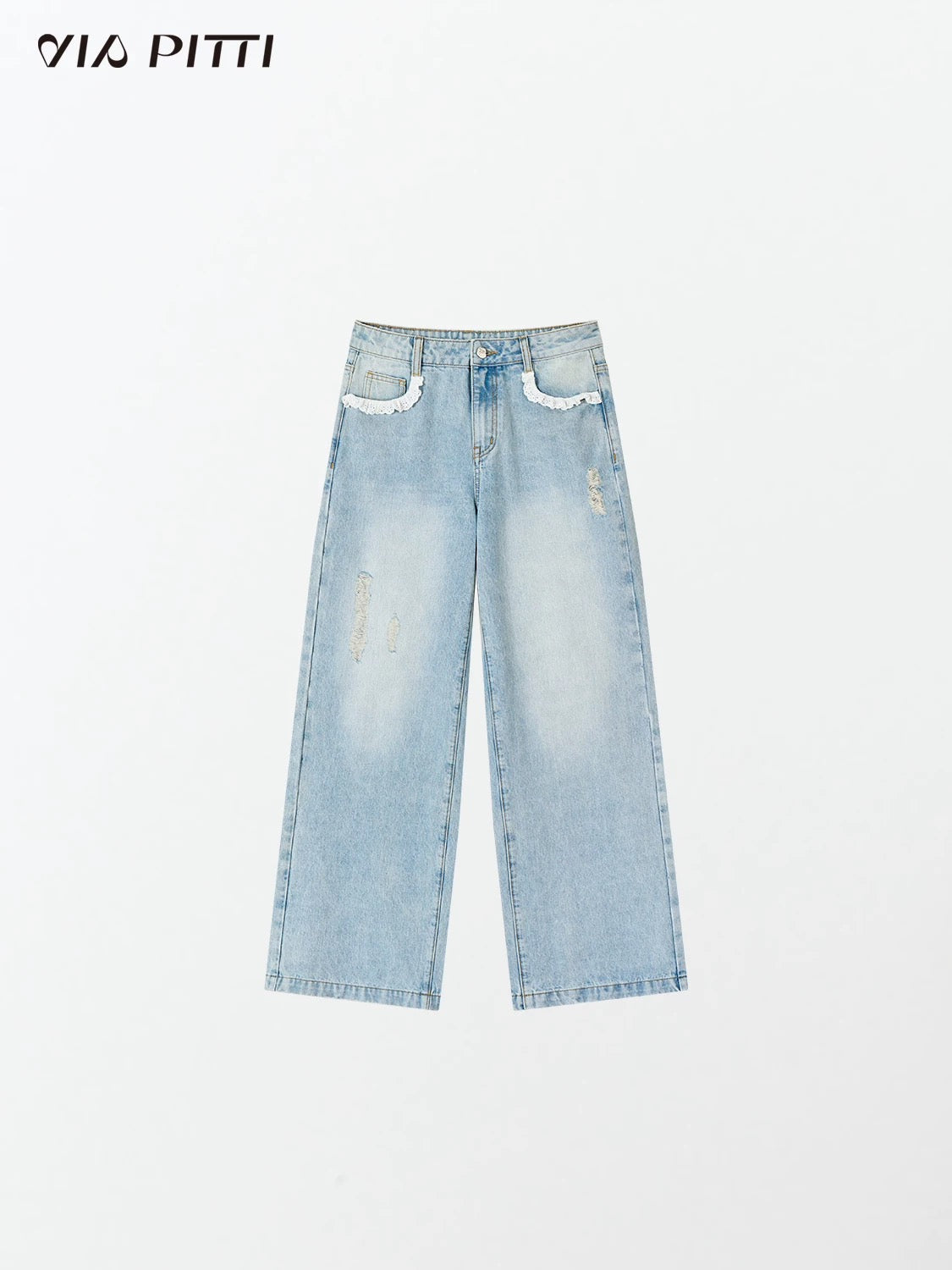 VIA PITTI VIABP446 Lace retro jeans