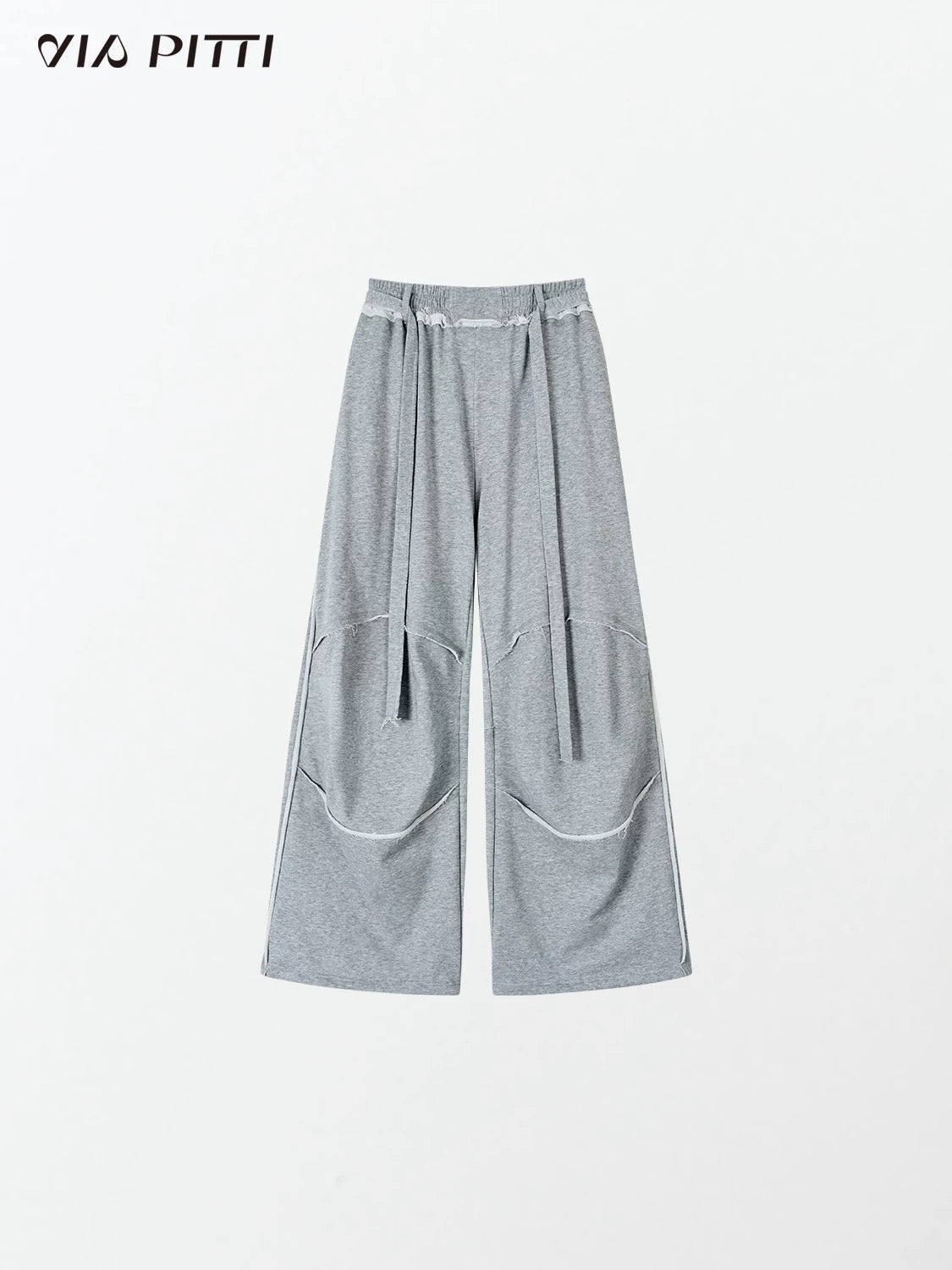 VIA PITTI VIABP387 Color blocking loose straight sweatpants