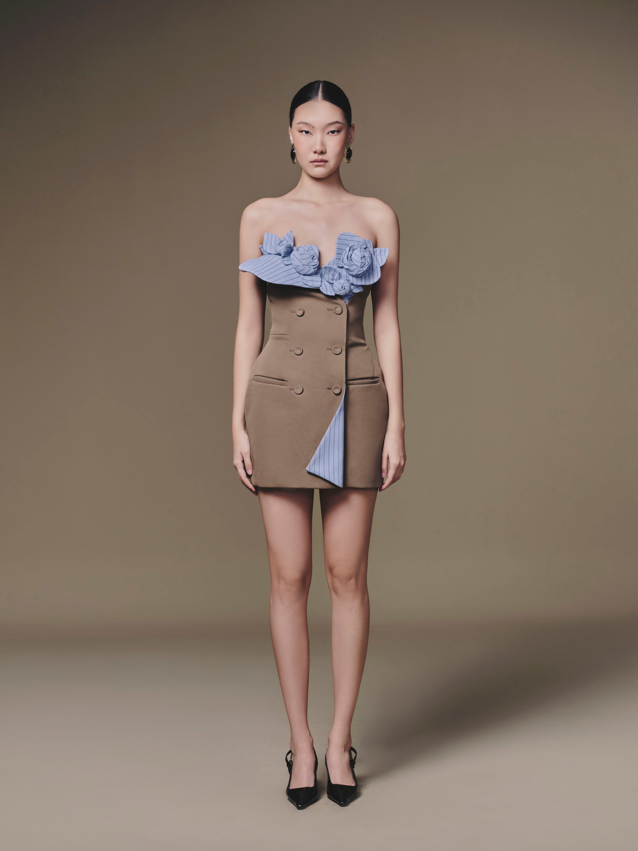 KEIRA TONG Petal Bustier Dress