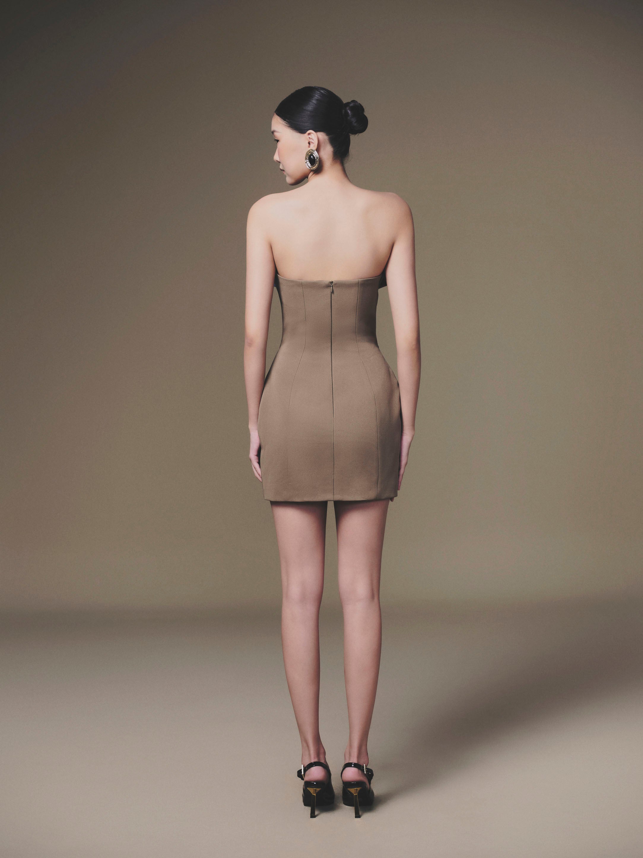 KEIRA TONG Petal Bustier Dress