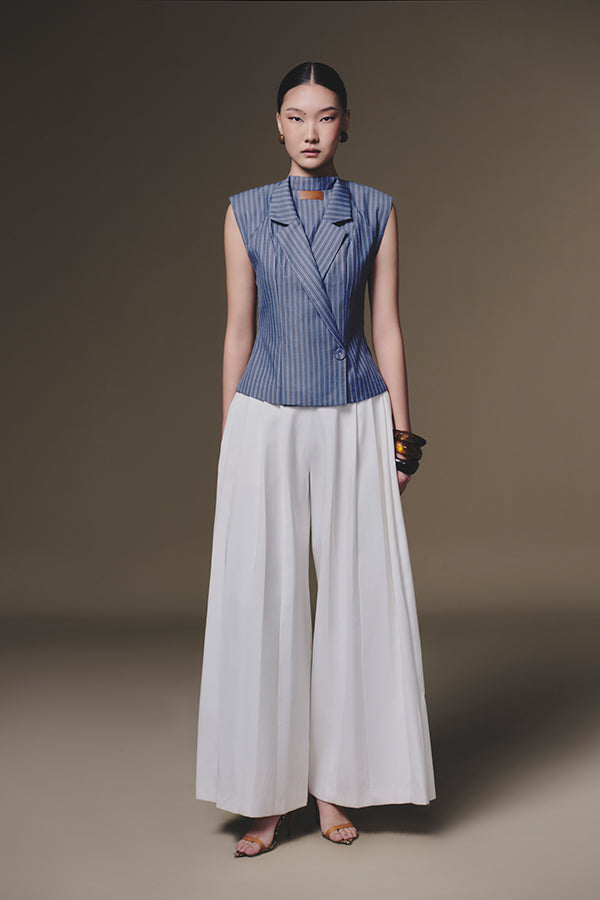 KEIRA TONG Double Vest & Samurai Pants