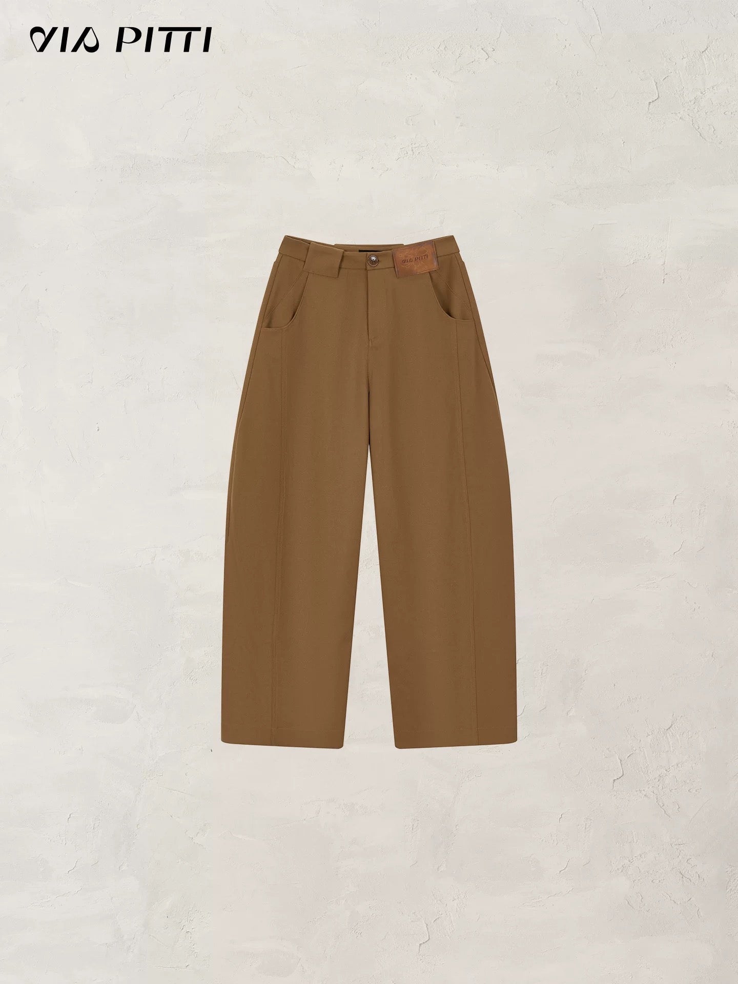 VIA PITTI V24DP253 Casual loose curved knife pants