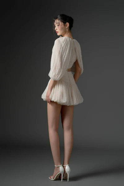 21SIX Qirsh Silk Cut-Out Dress (2color)