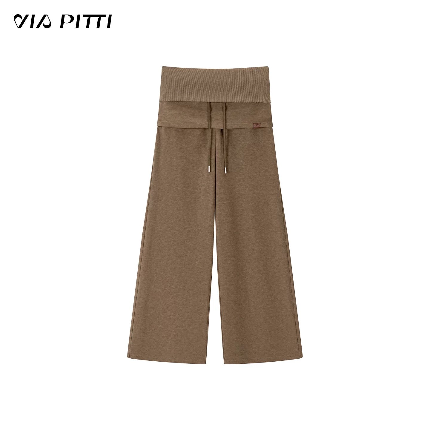 VIA PITTI V24DP594 Splicing hemline sweatpants