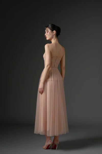 21SIX Samaka Tulle Flower Dress (3color)