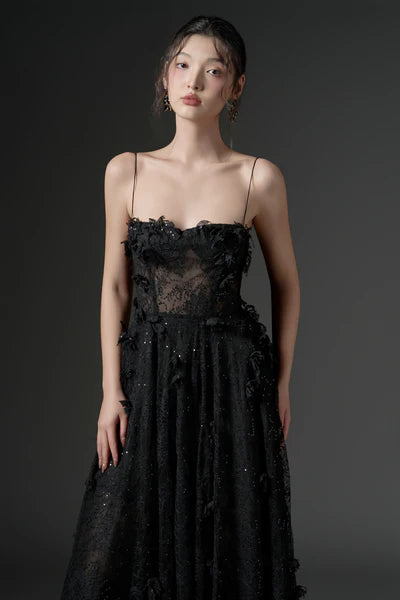 21SIX Ghazal Lace Strappy Dress (3color)