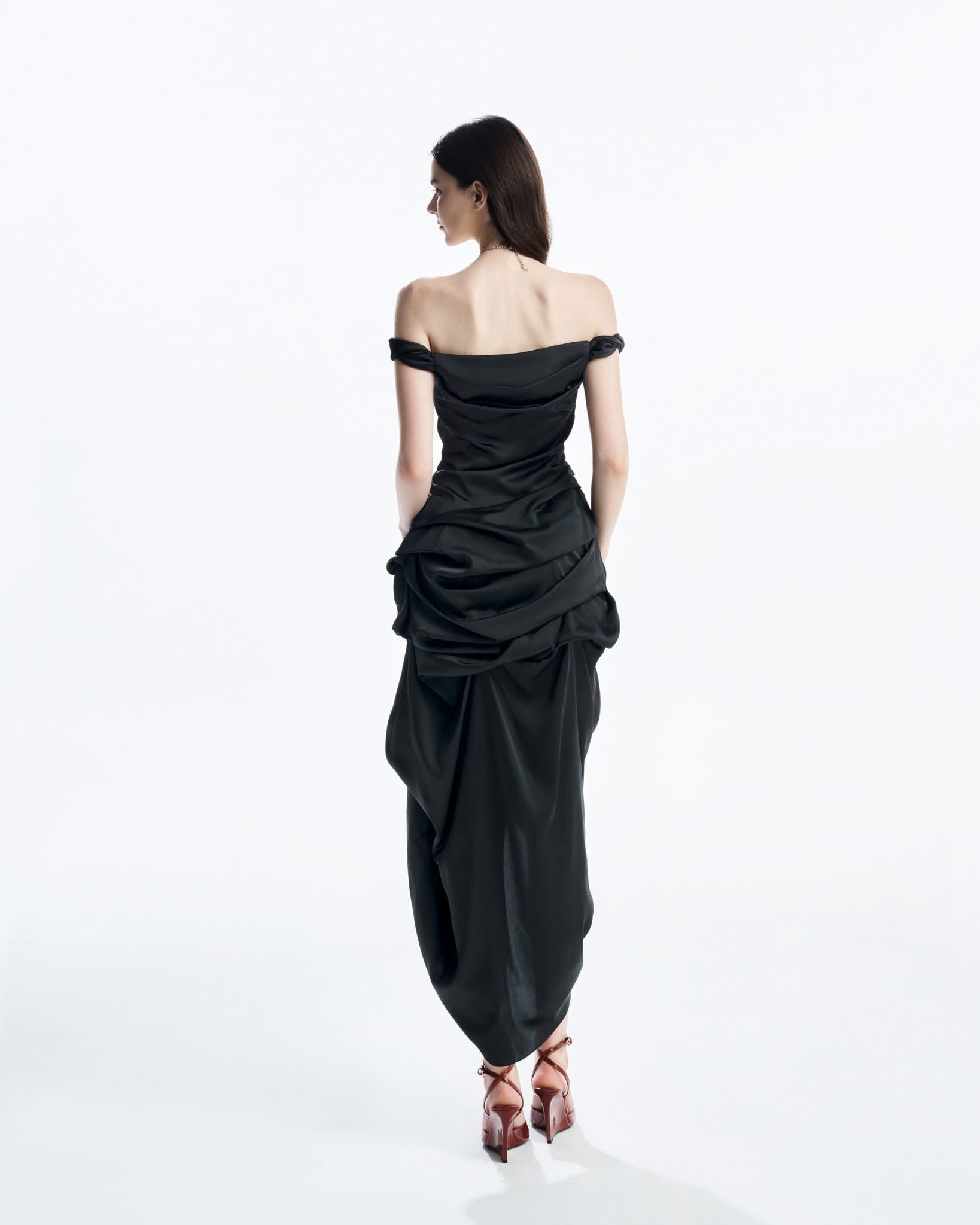 MUST HAVE Asymmetrical Wrap Midi Dress