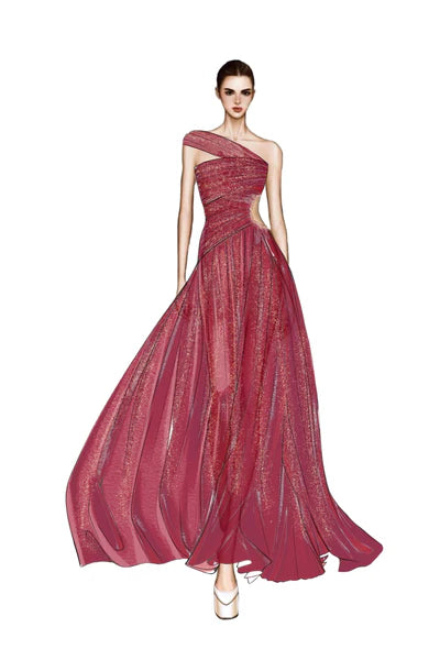 21SIX Dajajah Glitter Tulle Dress (6color)