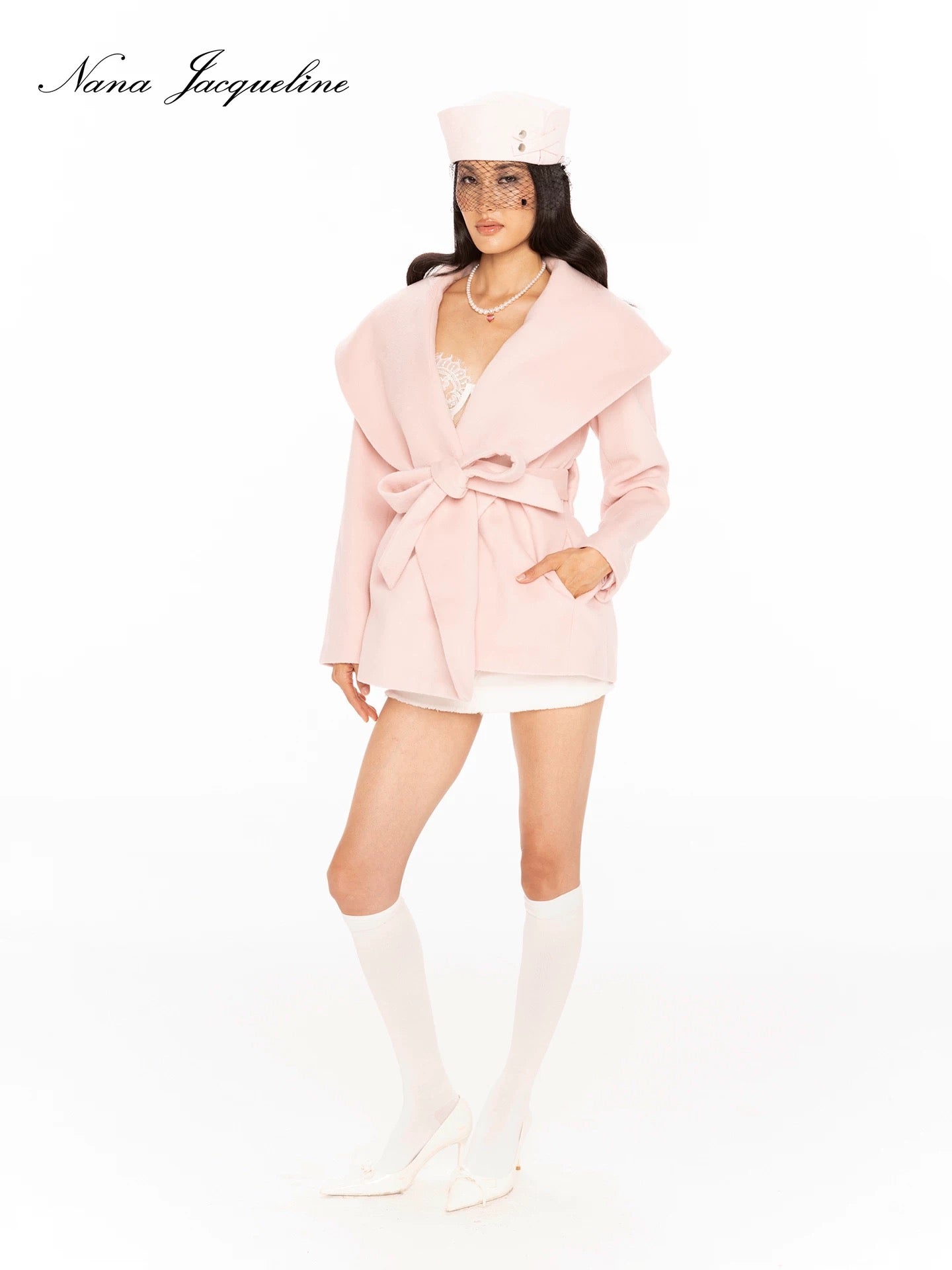 Nana Jacqueline Victoria Bow Coat