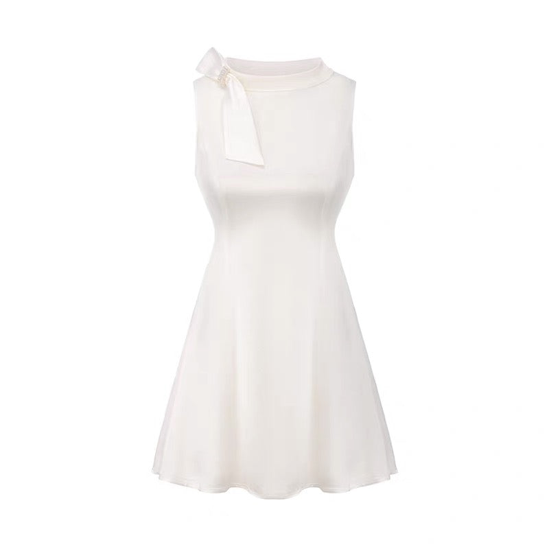 Nana Jacqueline Lila Satin Mini Dress