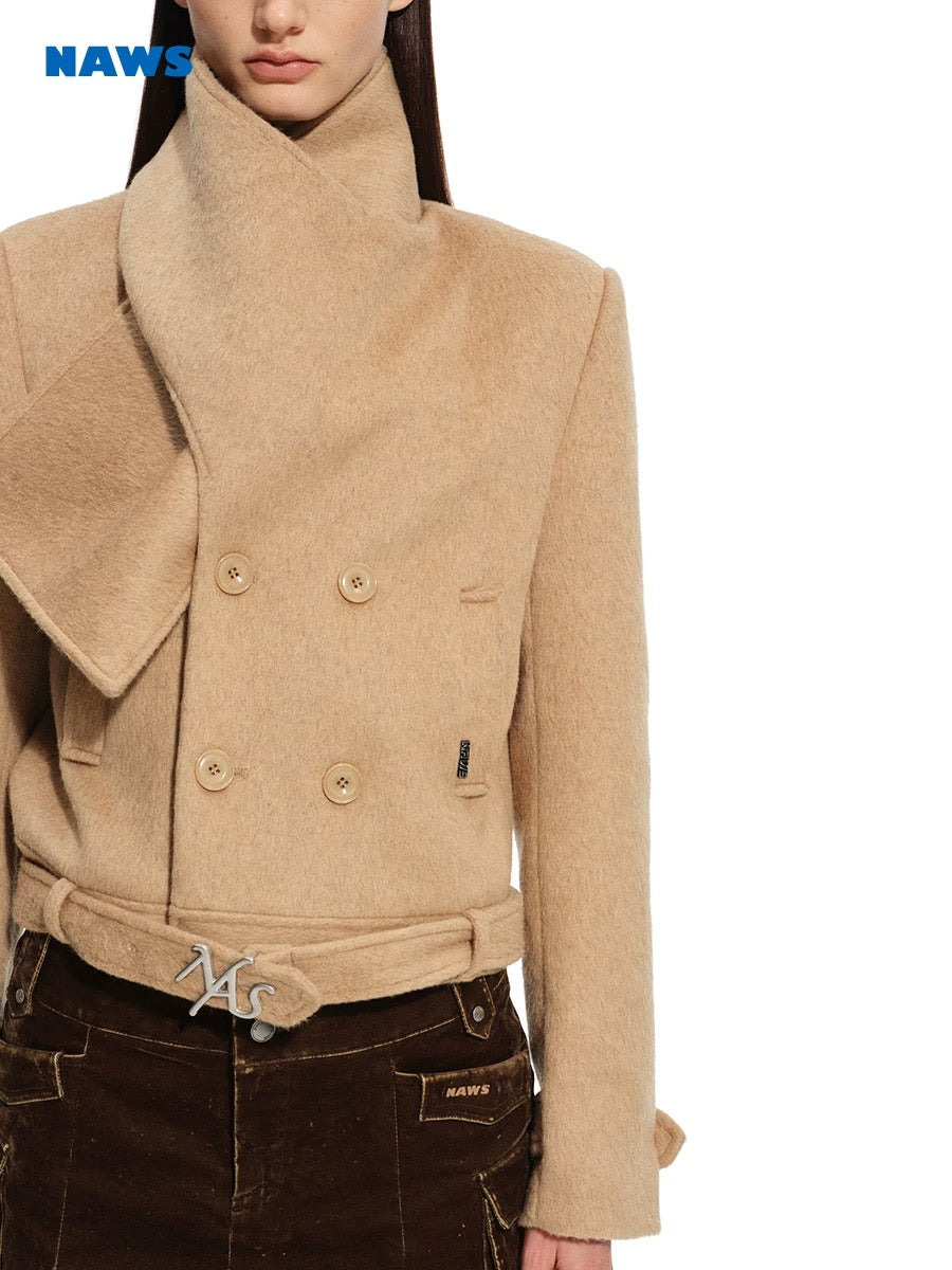 NAWS Scarf woolen coat