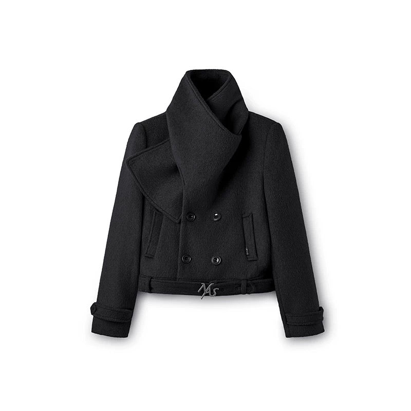 NAWS Scarf woolen coat