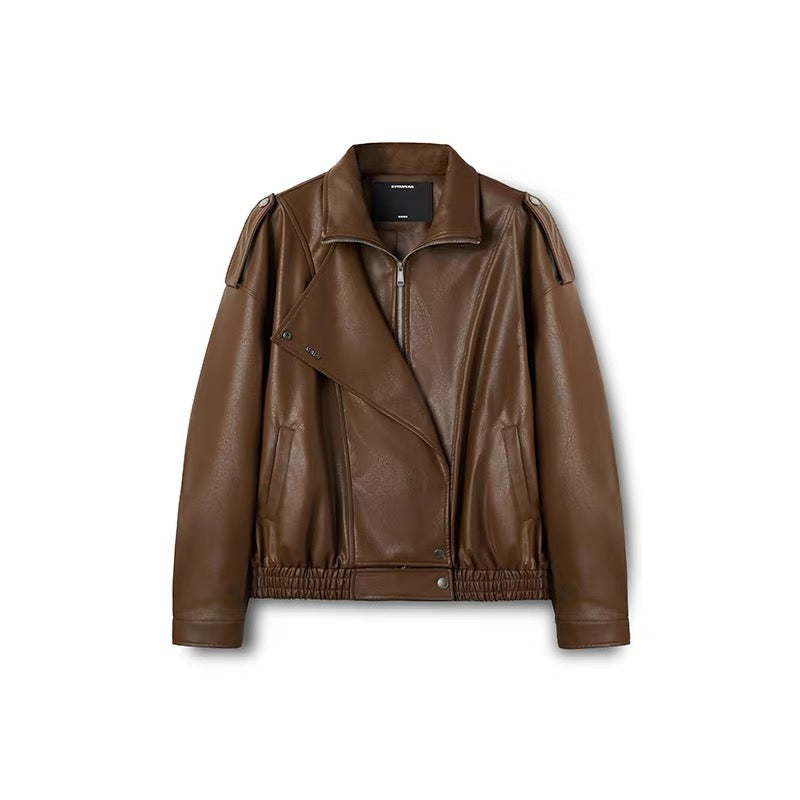 NAWS Retro casual big collar loose jacket