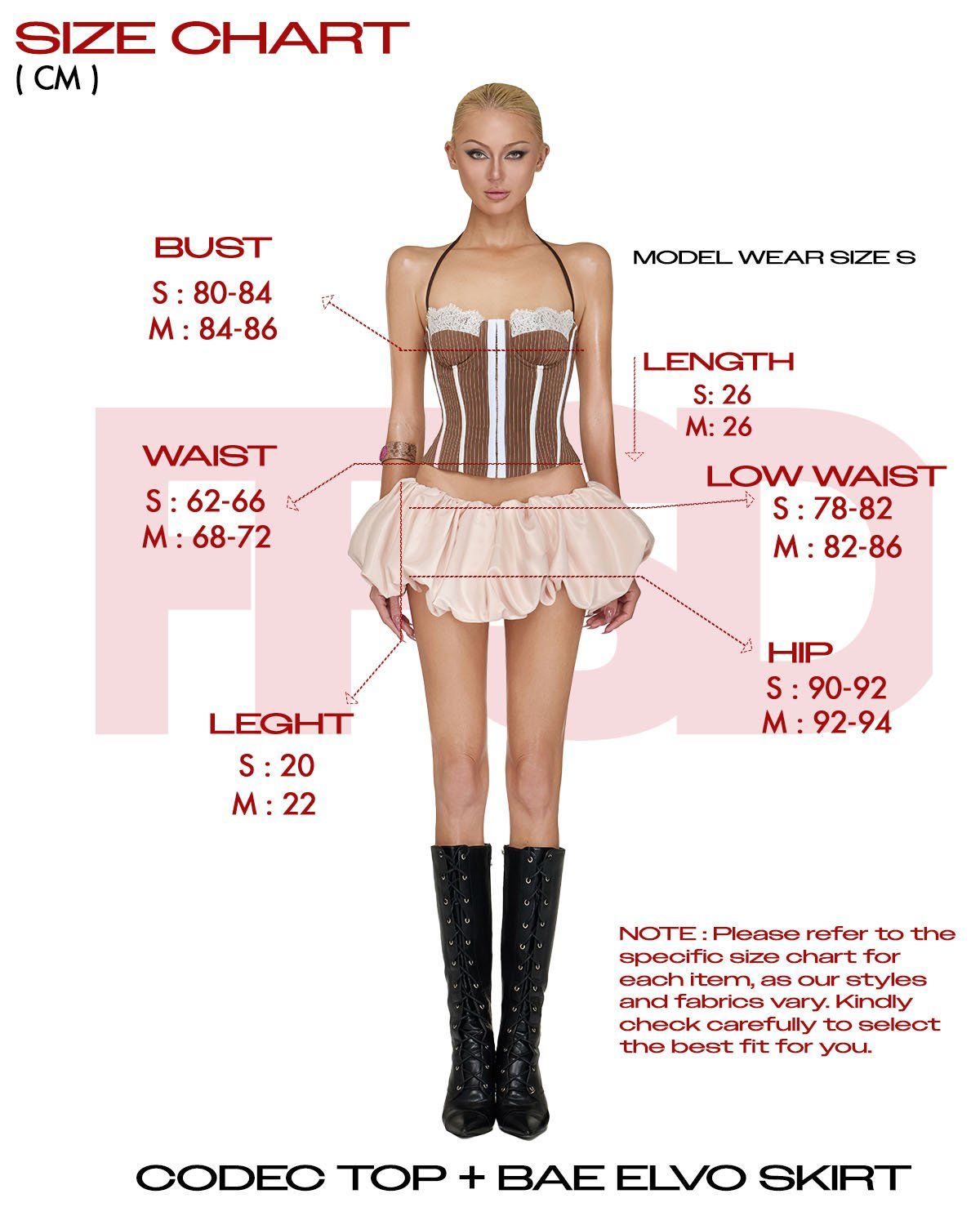FFSD Codec Top & Bae Elvo Skirt Set
