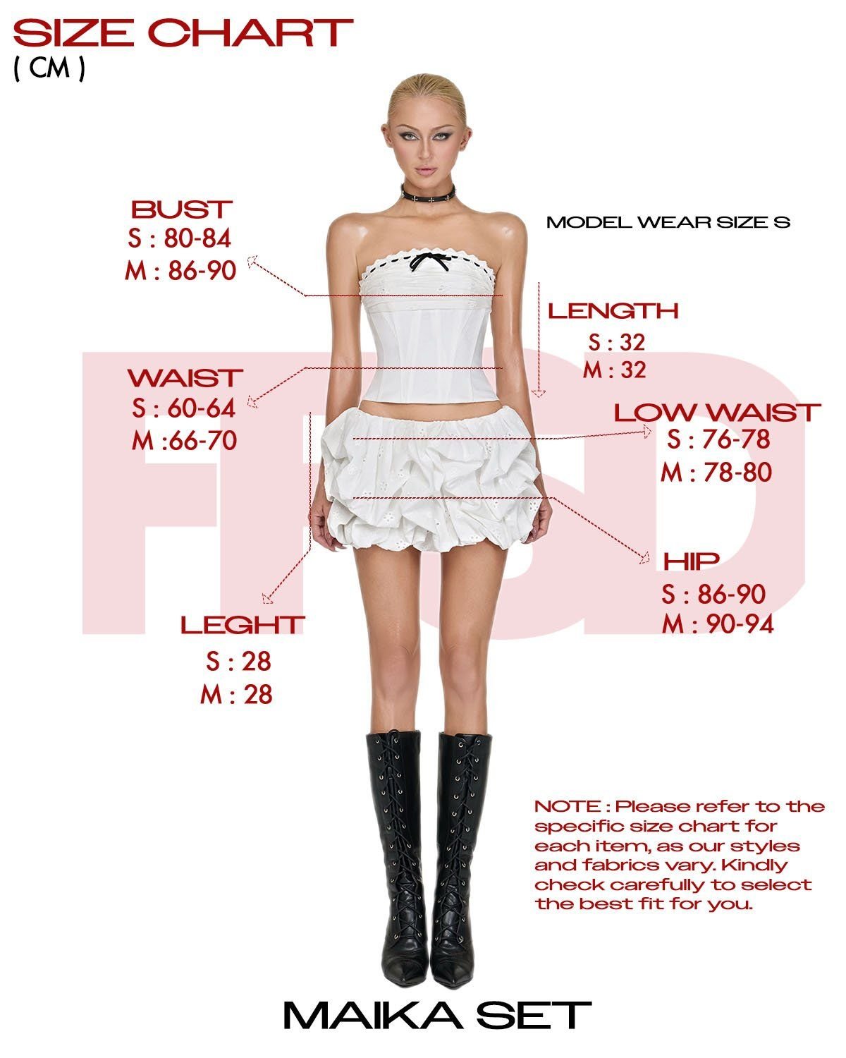 FFSD Maika Top & Maika Skirt Set