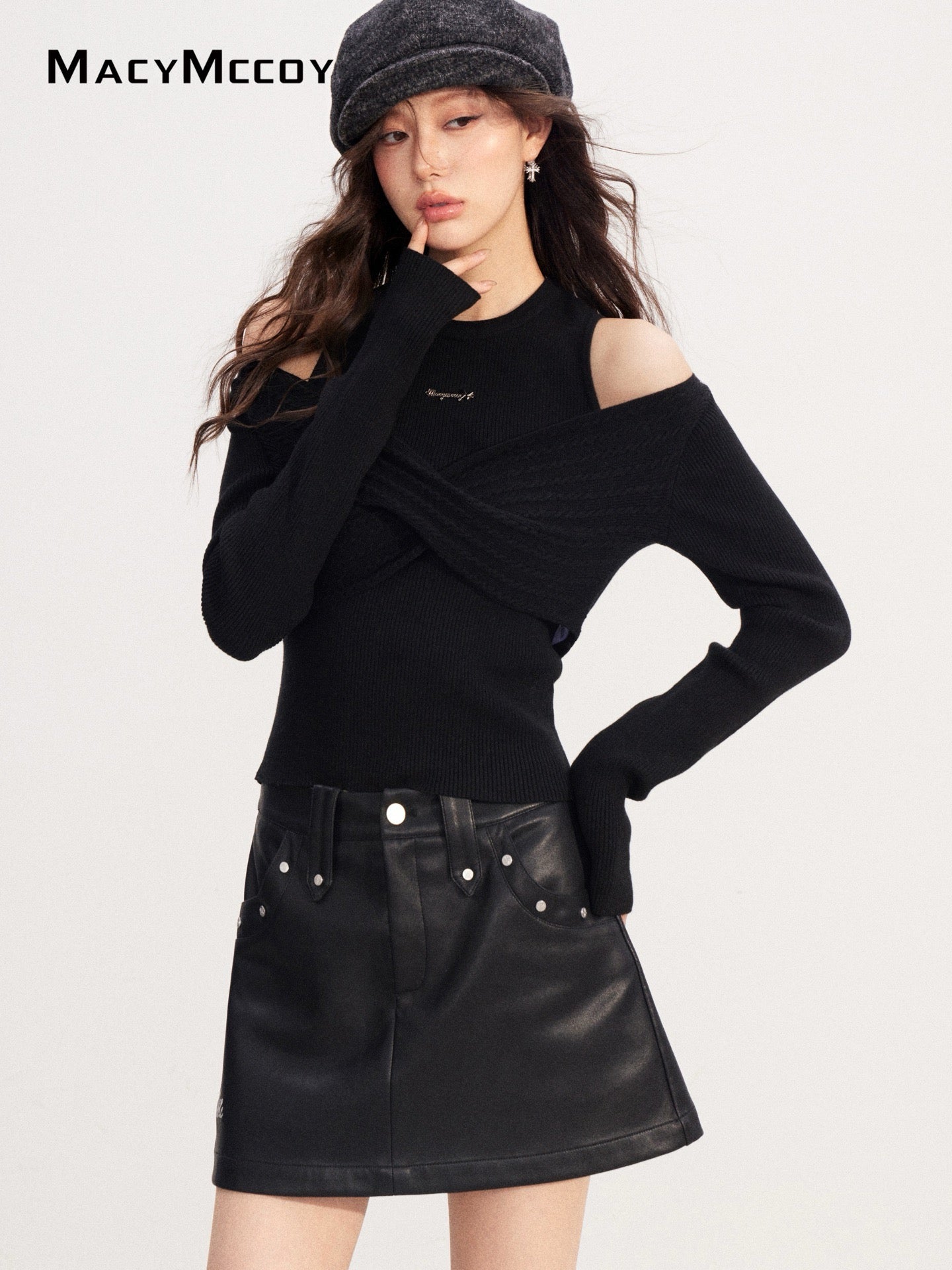 MacyMccoy MMC2025235 Butterfly Knot Twist Two Piece Set