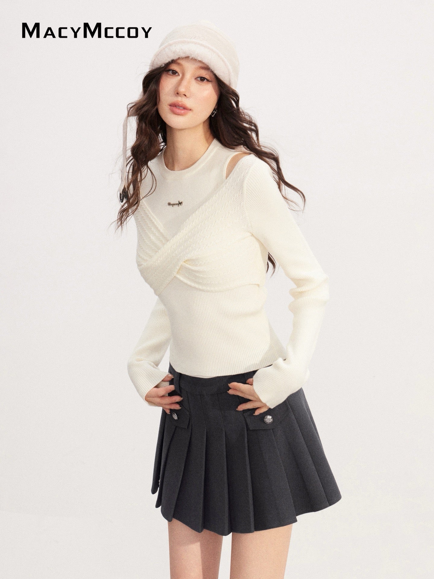 MacyMccoy MMC2025235 Butterfly Knot Twist Two Piece Set