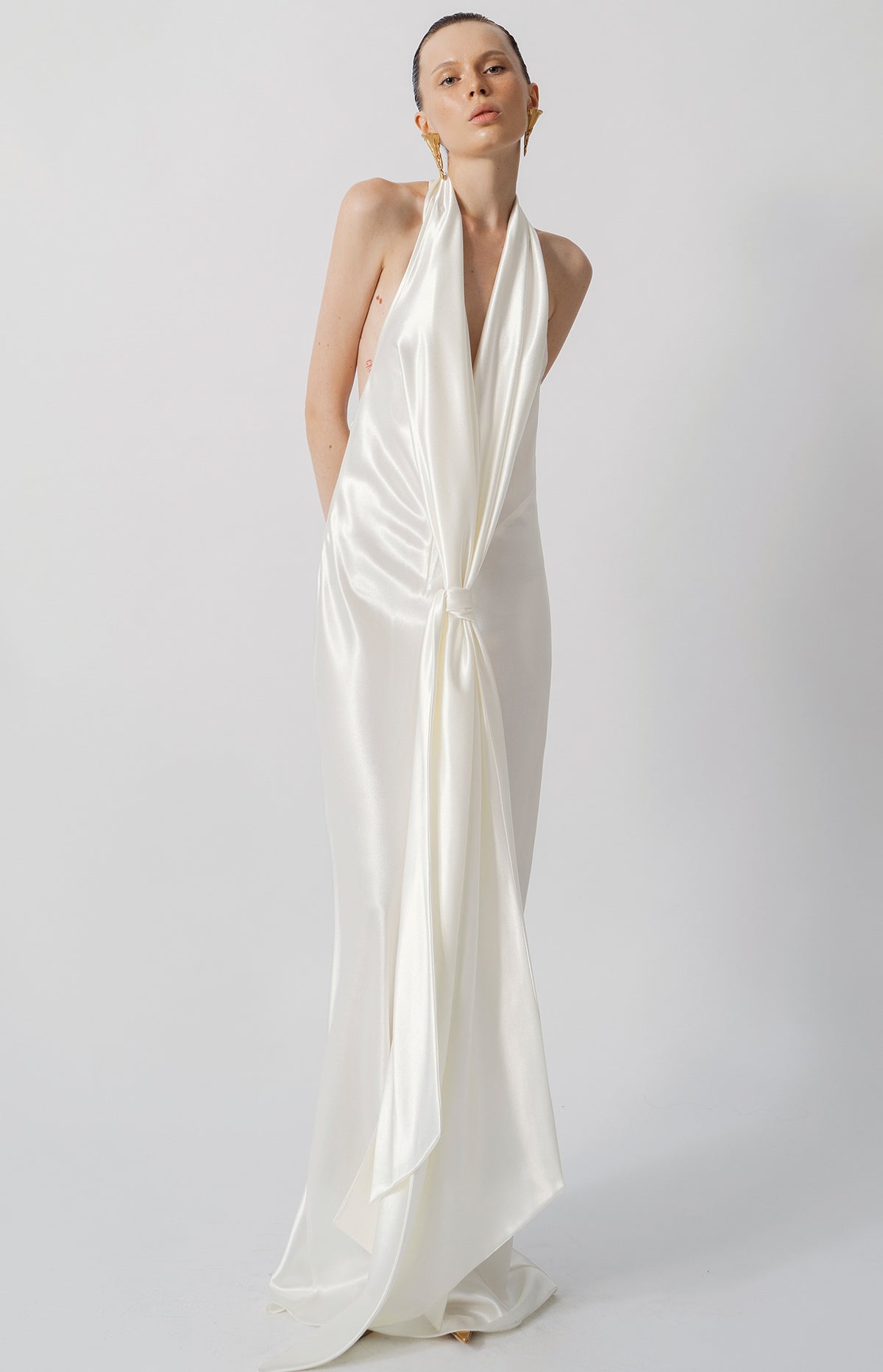 DATT LONG CURTAIN DRESS