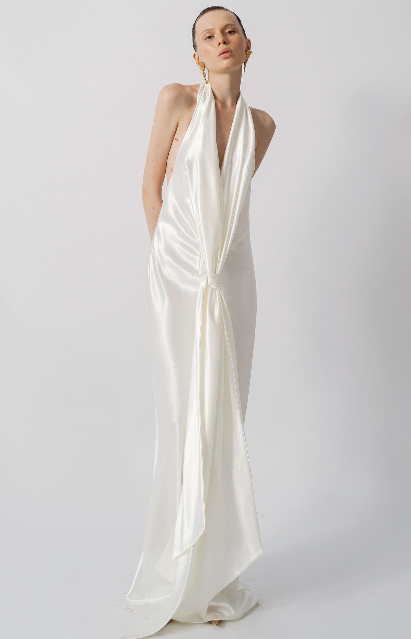 DATT LONG CURTAIN DRESS