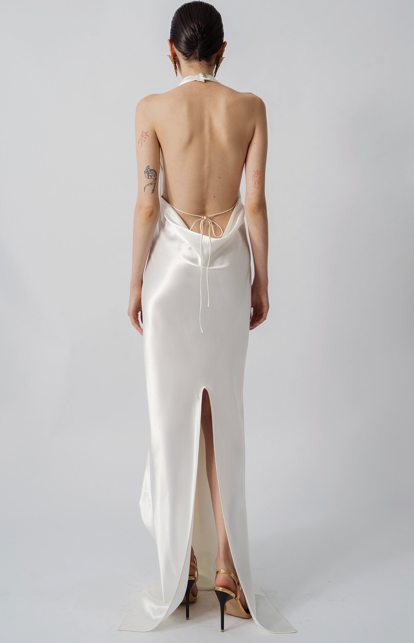 DATT LONG CURTAIN DRESS