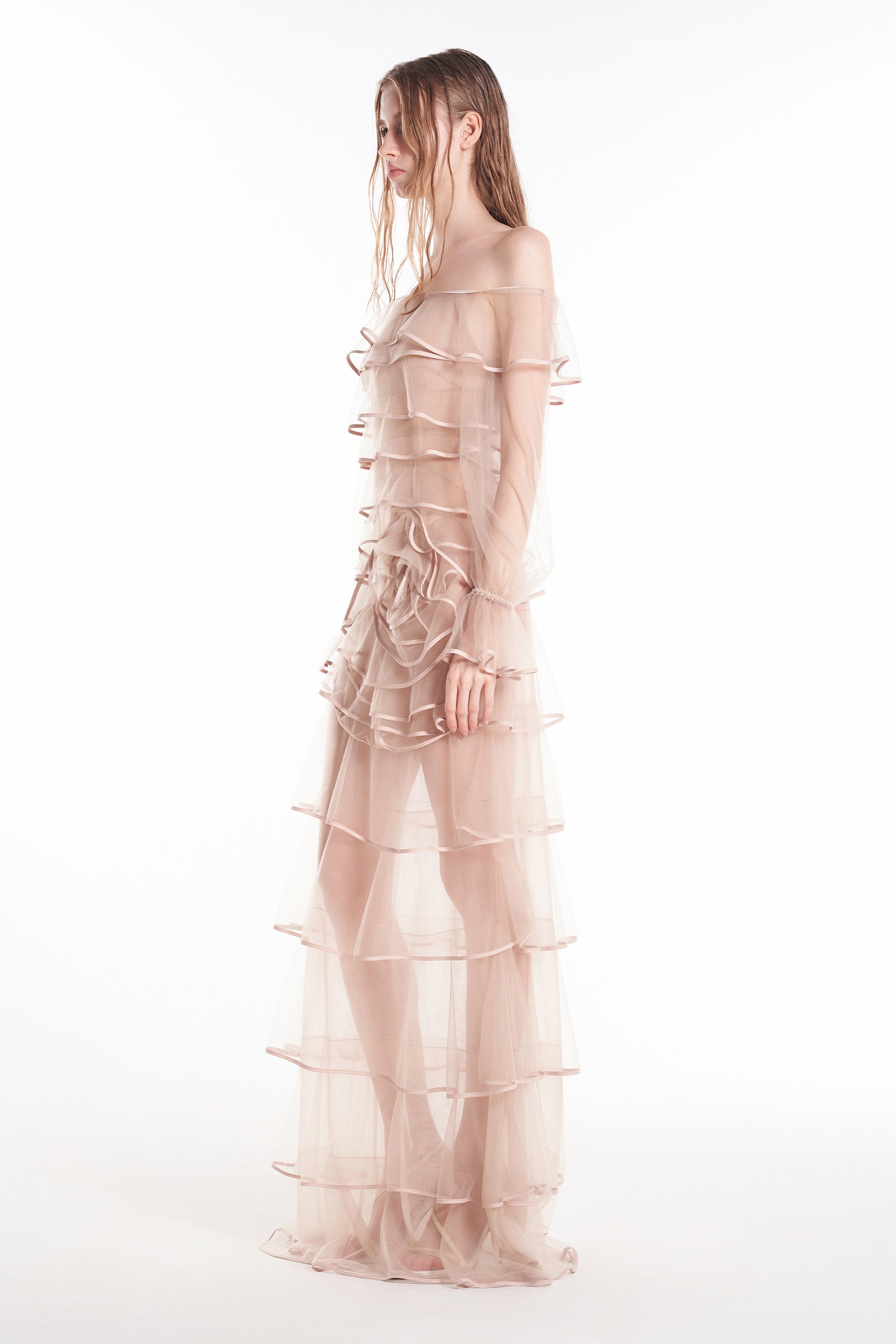DATT FLEUR TULLE GOWN