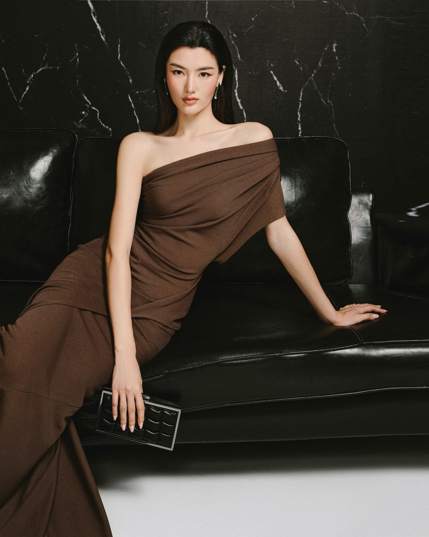 LANE JT ESME ONE-SHOULDER TOP & ESME LONG SKIRT