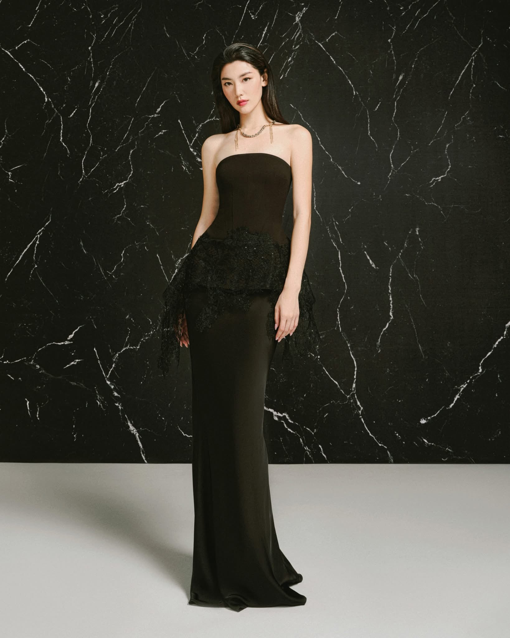 LANE JT MALIKA TOP & MALIKA SILK LONG SKIRT
