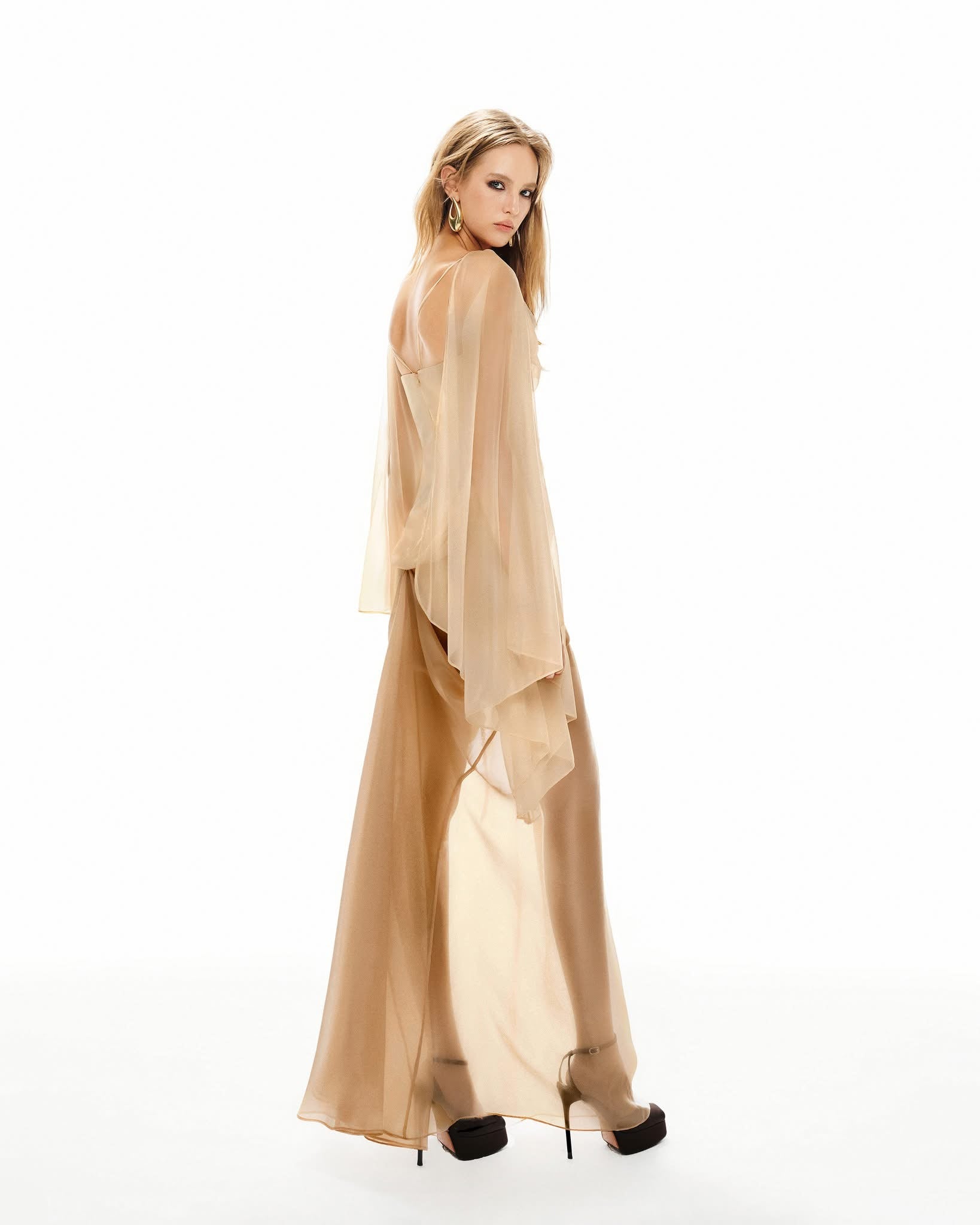 MUST HAVE Wing-cape corset top
