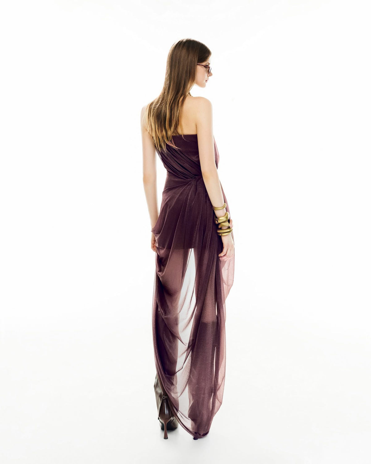 MUST HAVE Structured strapless asymmetric dress