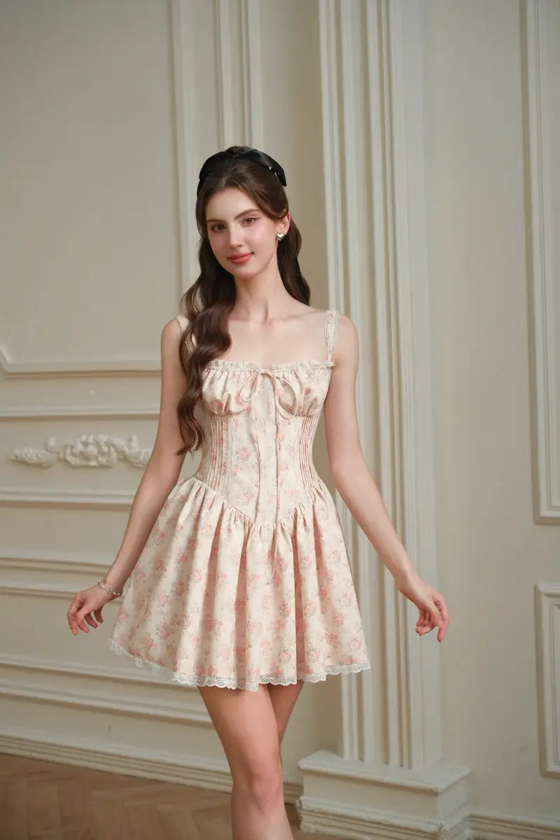 BEL ANGE Oralie Mini Dress (Orange)