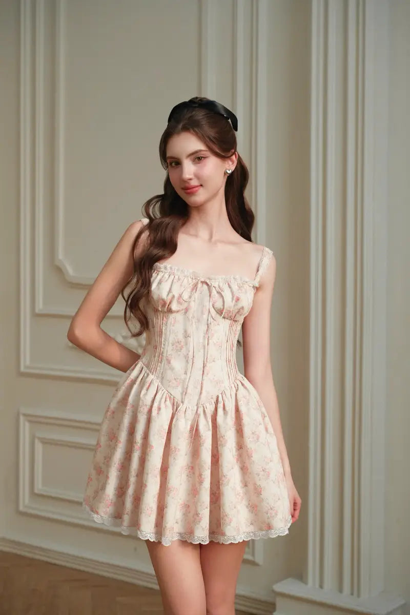 BEL ANGE Oralie Mini Dress (Orange)