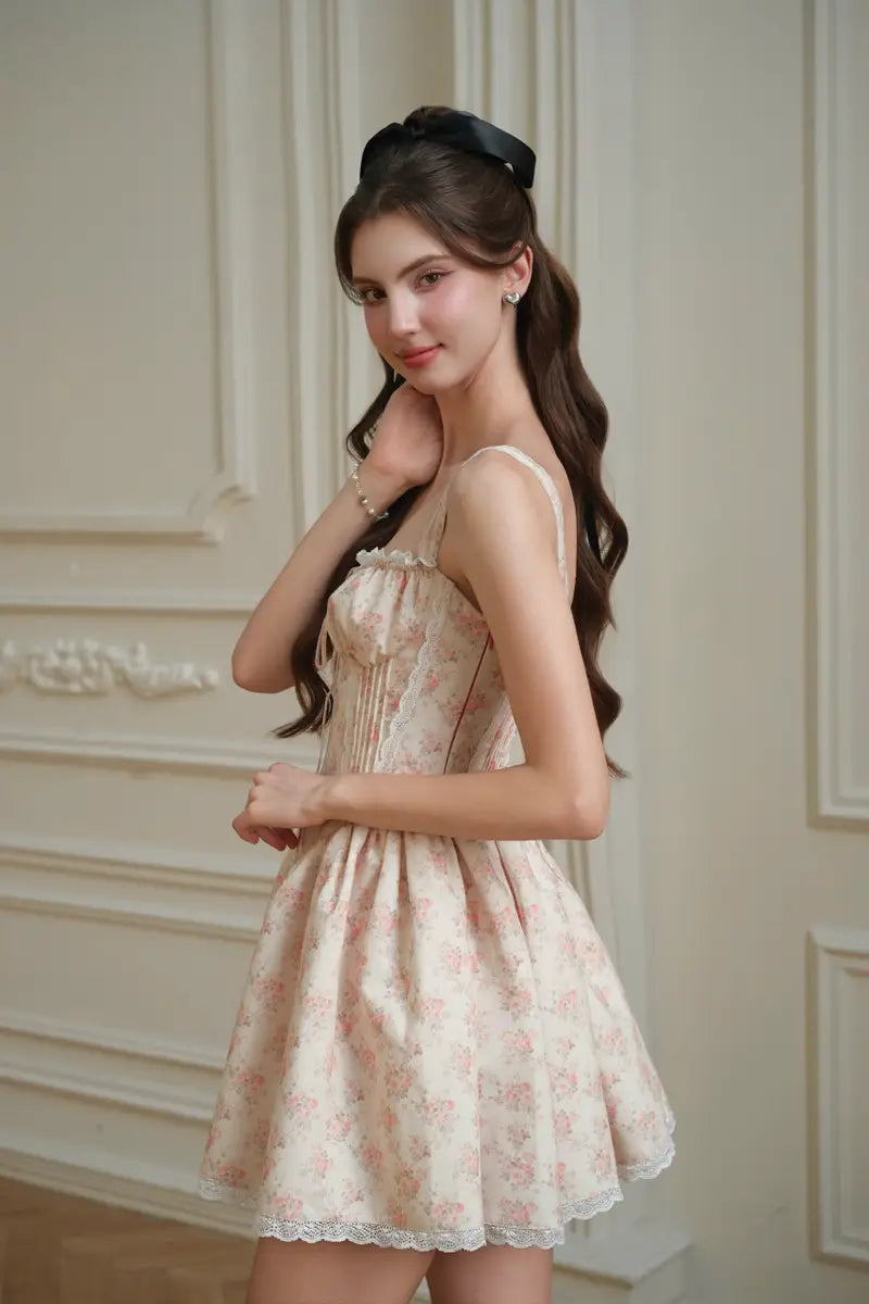 BEL ANGE Oralie Mini Dress (Orange)