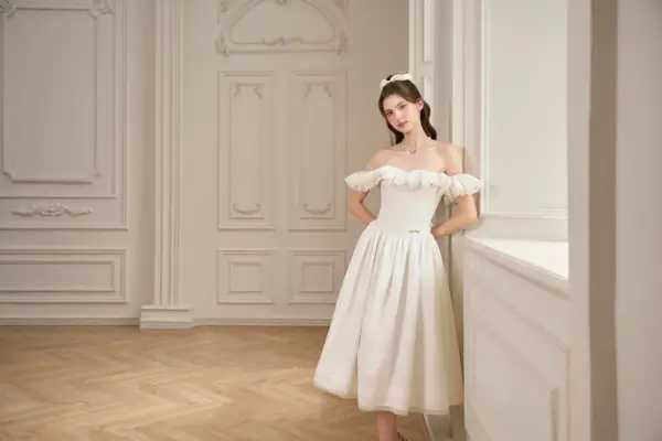 BEL ANGE Ceridwen Midi Dress
