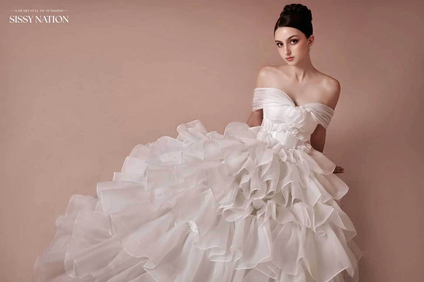 Sissy White Think Of Me Maxi Dress