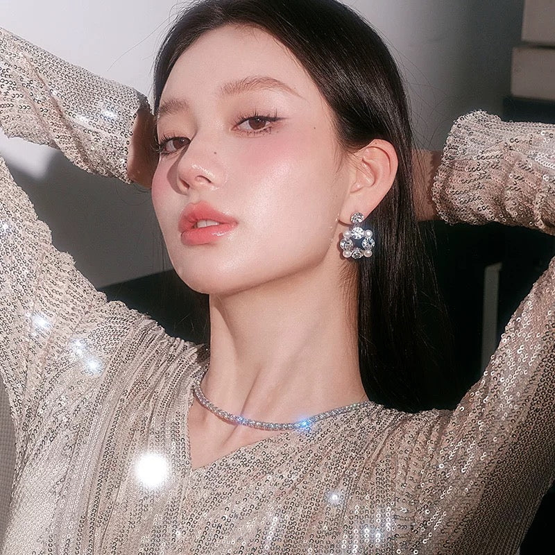 ABYB CHARMING Gem & Pearls Earring