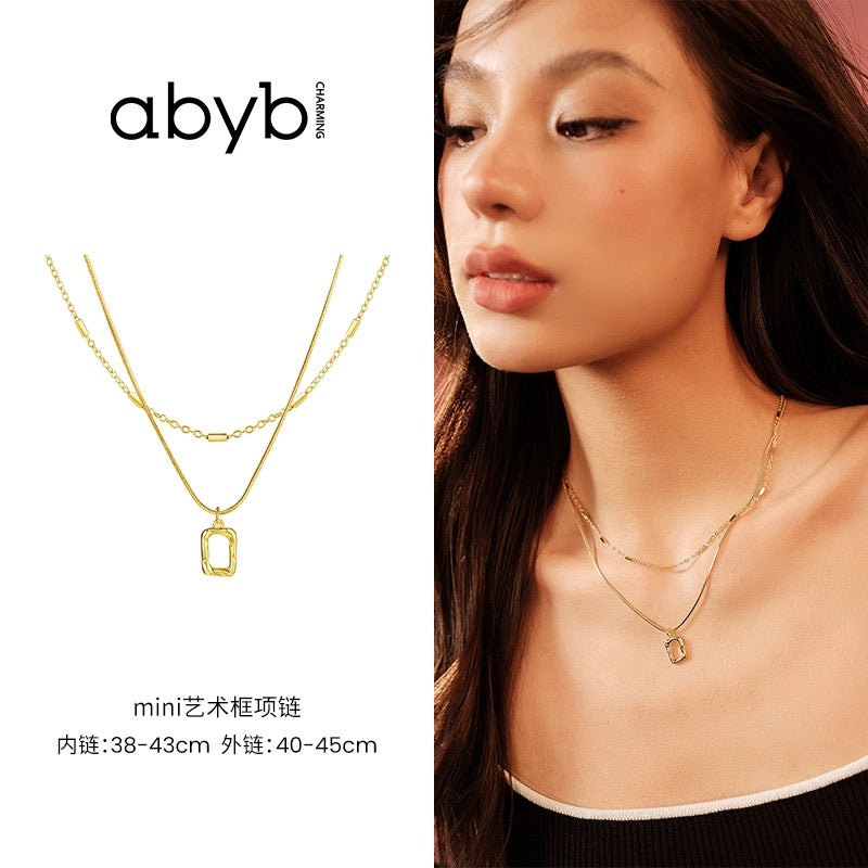 ABYB CHARMING Frame of Art Necklace
