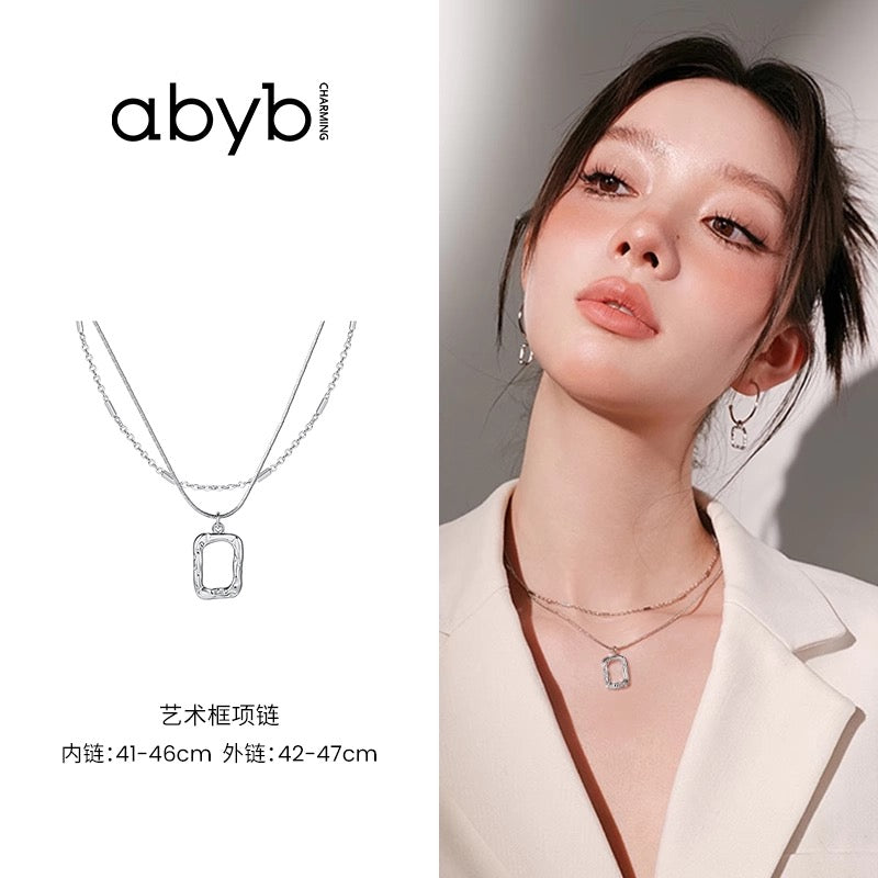 ABYB CHARMING Frame of Art Necklace