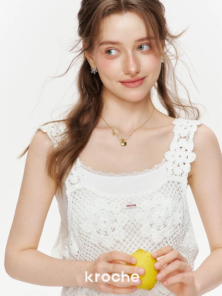 Kroche Camisole vest with chest cushion