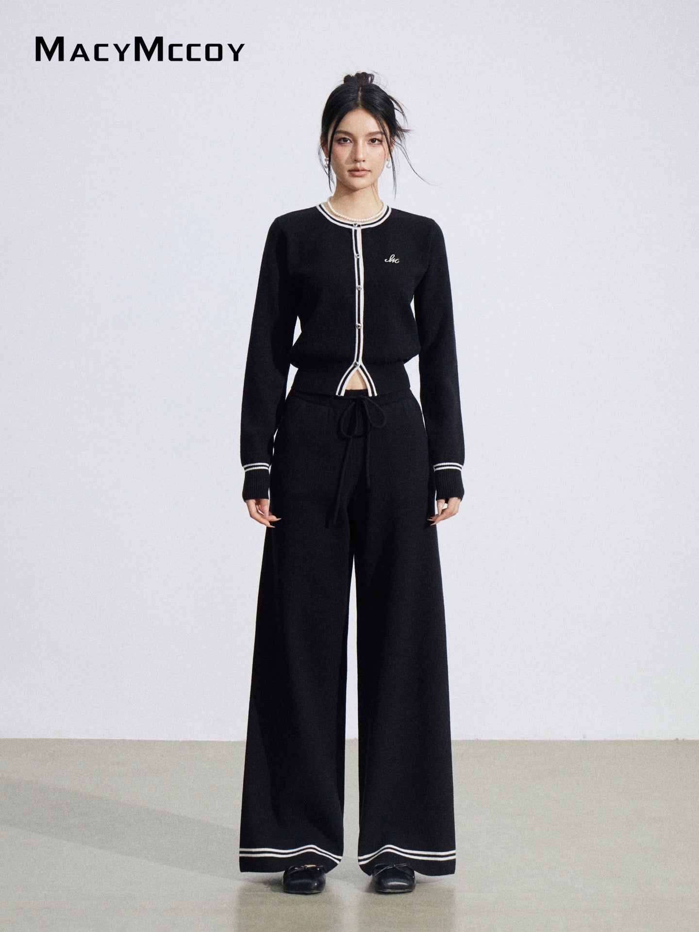 MacyMccoy MMC2026026 Chanel-style knit set