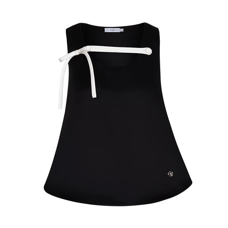 Kroche 3D bow satin dress