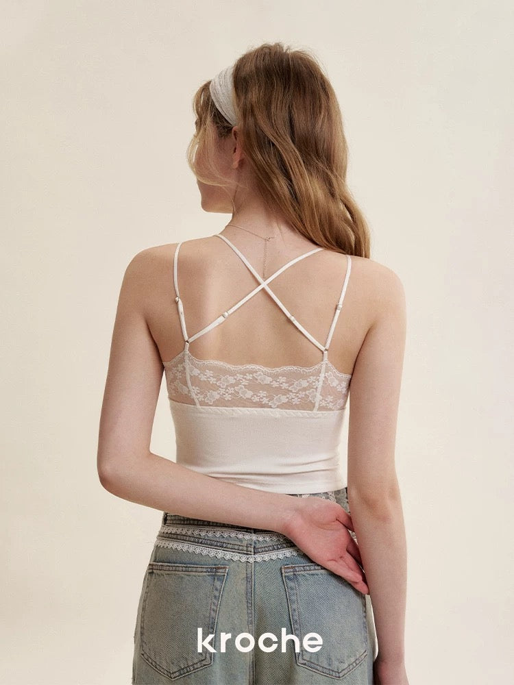 Kroche Lace slim fit camisole