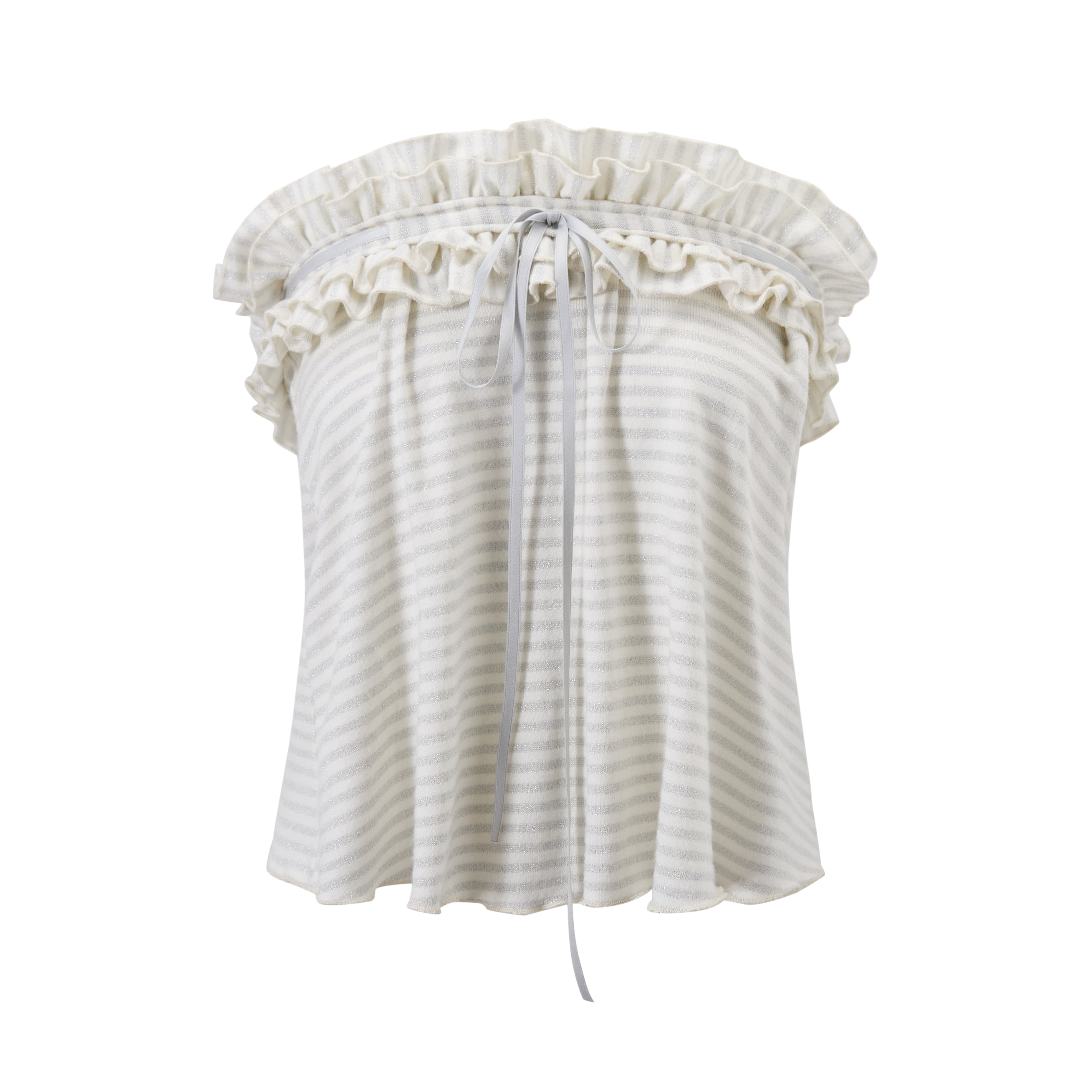 NOMEANSNO N108 Striped lace strapless