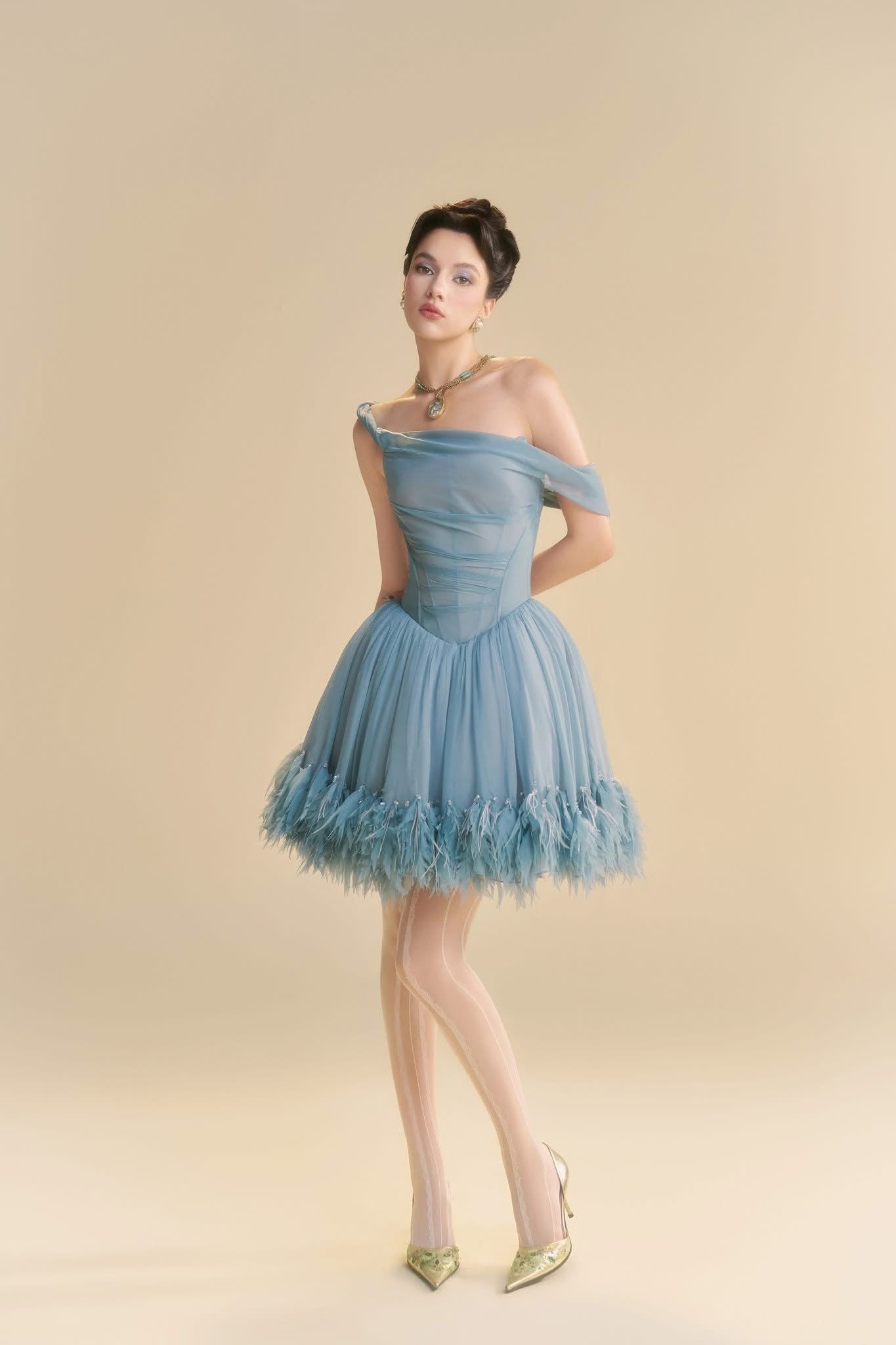 LINH PHUNG NUVIELLE MINI DRESS